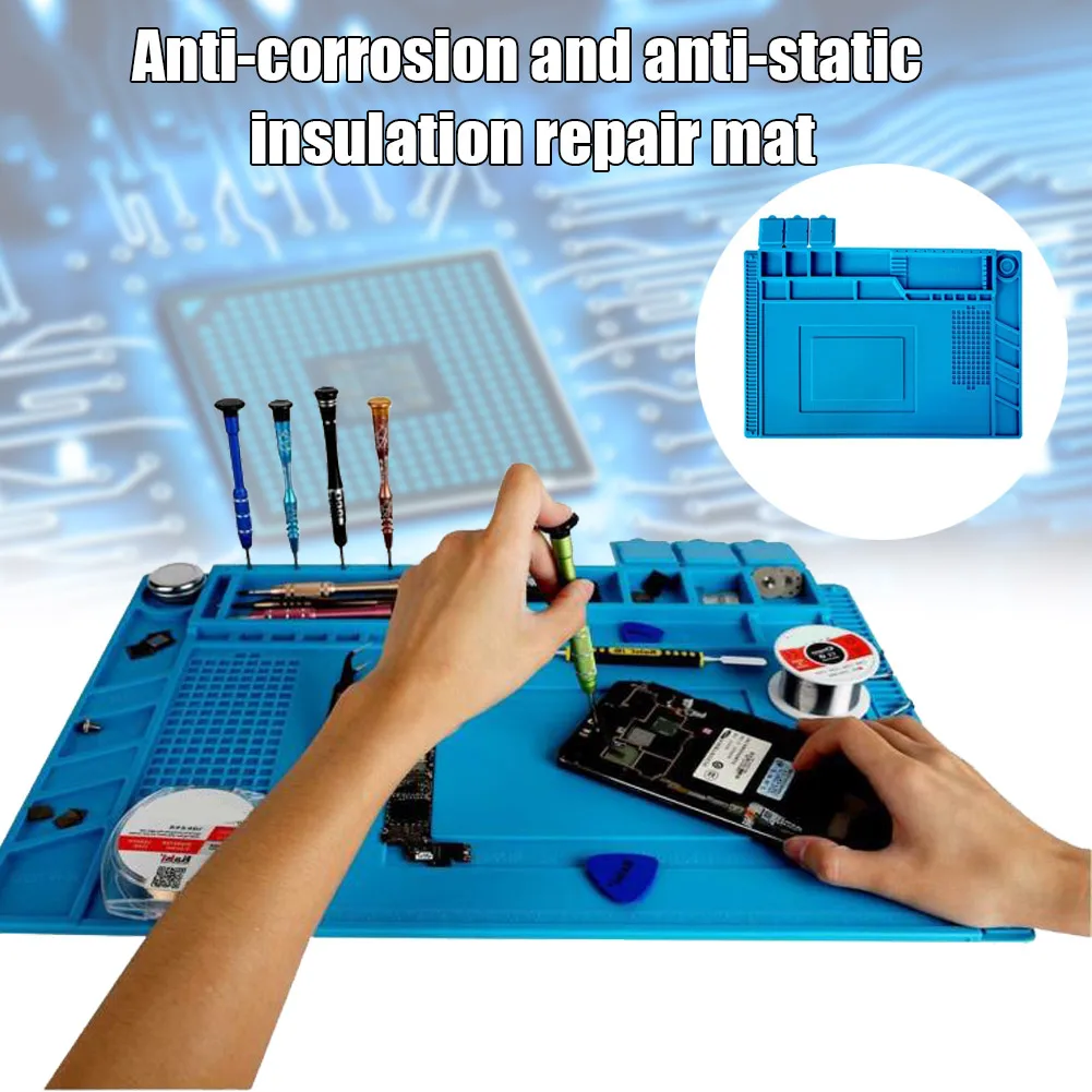 Phone Repair Mat Maintenance Station Anti-Corrosion Anti-Static Heat Insulation Pad QP2
Phone Repair Mat Maintenance Station Anti-Corrosion Anti-Static Heat Insulation Pad QP2