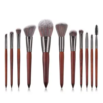 11 pcs Nylon Makeup Brushes Tool Set Cosmetic Eye Shadow Powder Foundation Blush Blending Beauty Make Up Brush Maquiagem
11 pcs Nylon Makeup Brushes Tool Set Cosmetic Eye Shadow Powder Foundation Blush Blending Beauty Make Up Brush Maquiagem