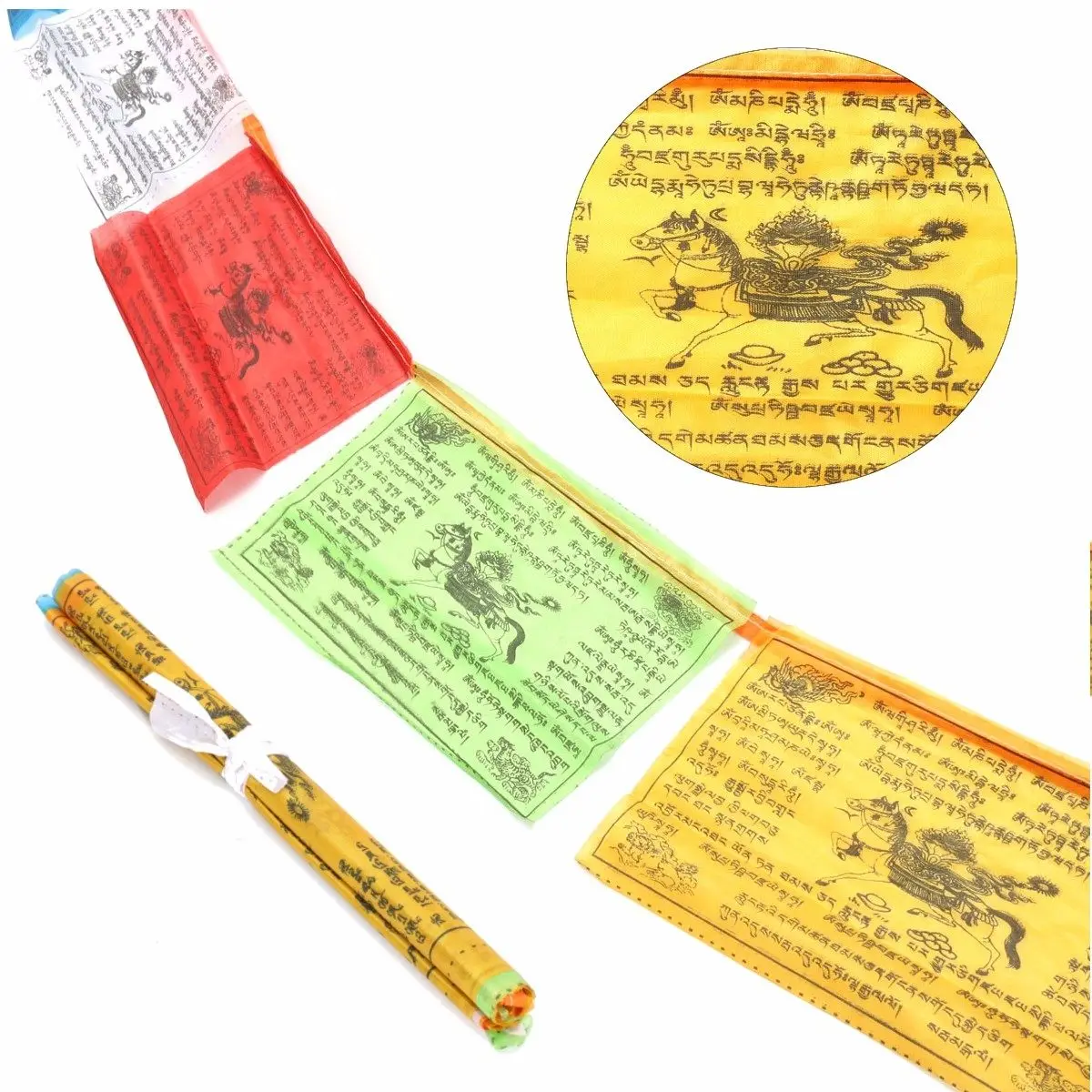 20pcs Tibetan Buddhist Prayer Flags Banner 5 Different Colors Colorful Polyester Religious Tibet Style Decorative Flag 15x27cm
20pcs Tibetan Buddhist Prayer Flags Banner 5 Different Colors Colorful Polyester Religious Tibet Style Decorative Flag 15x27cm