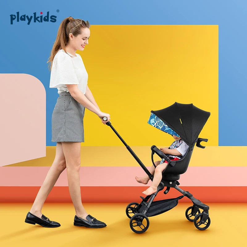 Playkids Baby stroller can be folded easily and seat the reversing two-way push baby stroller baby carriage portable stroller
Playkids Baby stroller can be folded easily and seat the reversing two-way push baby stroller baby carriage portable stroller