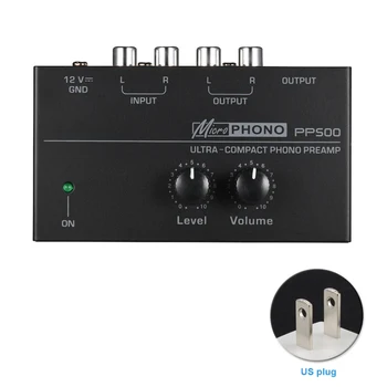 PP500 Audio Metal With Level Electronic Preamplifier Ultra Compact Turntable Volume Controls Interface Portable Phono Preamp
PP500 Audio Metal With Level Electronic Preamplifier Ultra Compact Turntable Volume Controls Interface Portable Phono Preamp