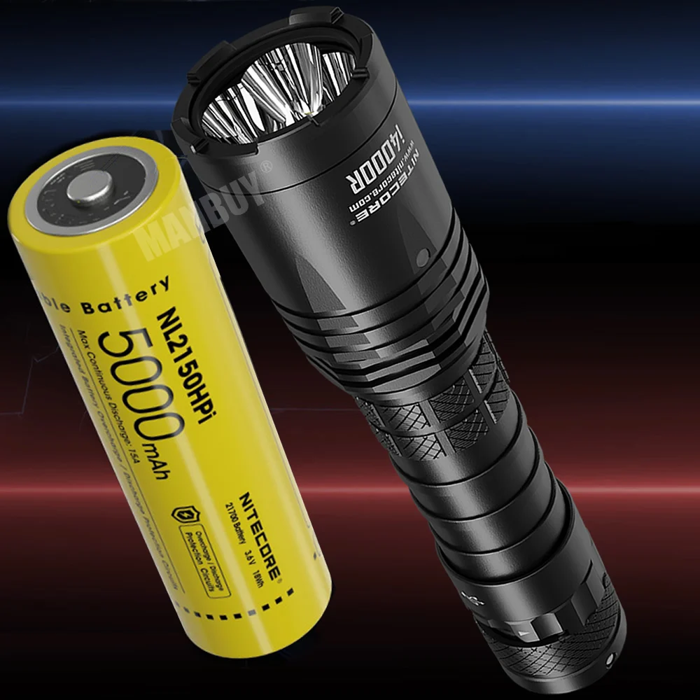 Супер яркий фонарь-летучая мышь Nitecore I4000R Интеллектуальный USB Перезаряжаемый