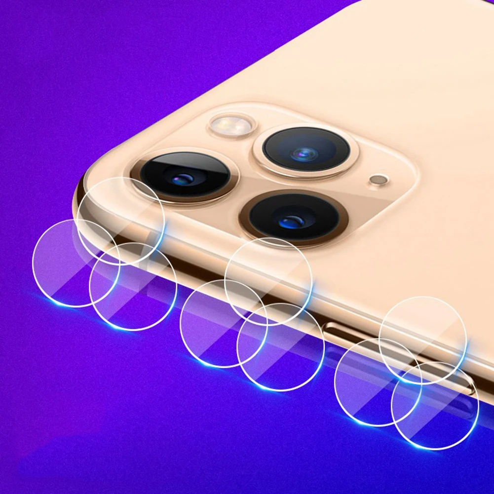 Tempered Glass Rear Lens Anti-fingerprint Protective Glass Film Camera Lens Screen Protector For iPhone XS XR X 11 Pro Max