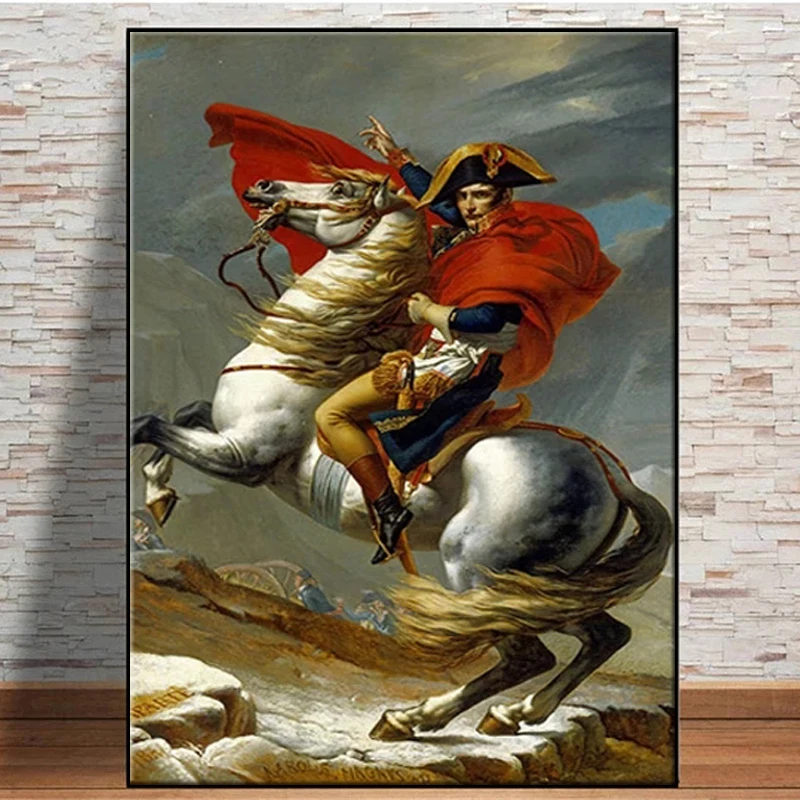 Vintage Living Room Wall Canvas Famous Napoleon's Journey Through The Alps Oil Painting Art Poster Print Classical Art Canvas
Vintage Living Room Wall Canvas Famous Napoleon's Journey Through The Alps Oil Painting Art Poster Print Classical Art Canvas