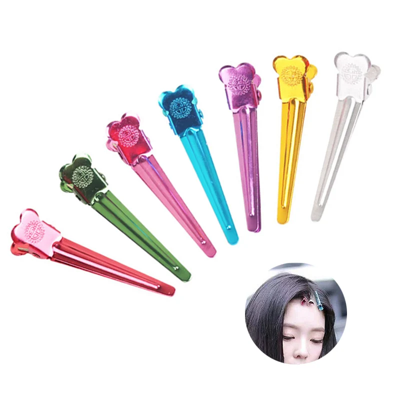6pcs/set Salon Holding Hair Styling Clip Flat Duck Mouth Hair Clips Pro Salon Hairdressing Tool Cutting Hairpin Accessories 
6pcs/set Salon Holding Hair Styling Clip Flat Duck Mouth Hair Clips Pro Salon Hairdressing Tool Cutting Hairpin Accessories