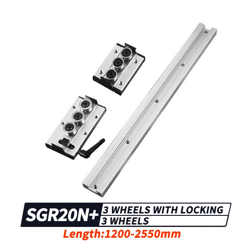 Dual-axis Guide Rail Linear Rail 1/2PCS SGR20N L= 1200-2550mm+high speed guider locking slider SGB3+Lock
Dual-axis Guide Rail Linear Rail 1/2PCS SGR20N L= 1200-2550mm+high speed guider locking slider SGB3+Lock