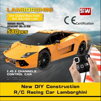 SW (RC) 001 alloy assembled remote control car 1:16 stainless steel 4-channel remote control car Lamborghini 571pcs boy gift
SW (RC) 001 alloy assembled remote control car 1:16 stainless steel 4-channel remote control car Lamborghini 571pcs boy gift