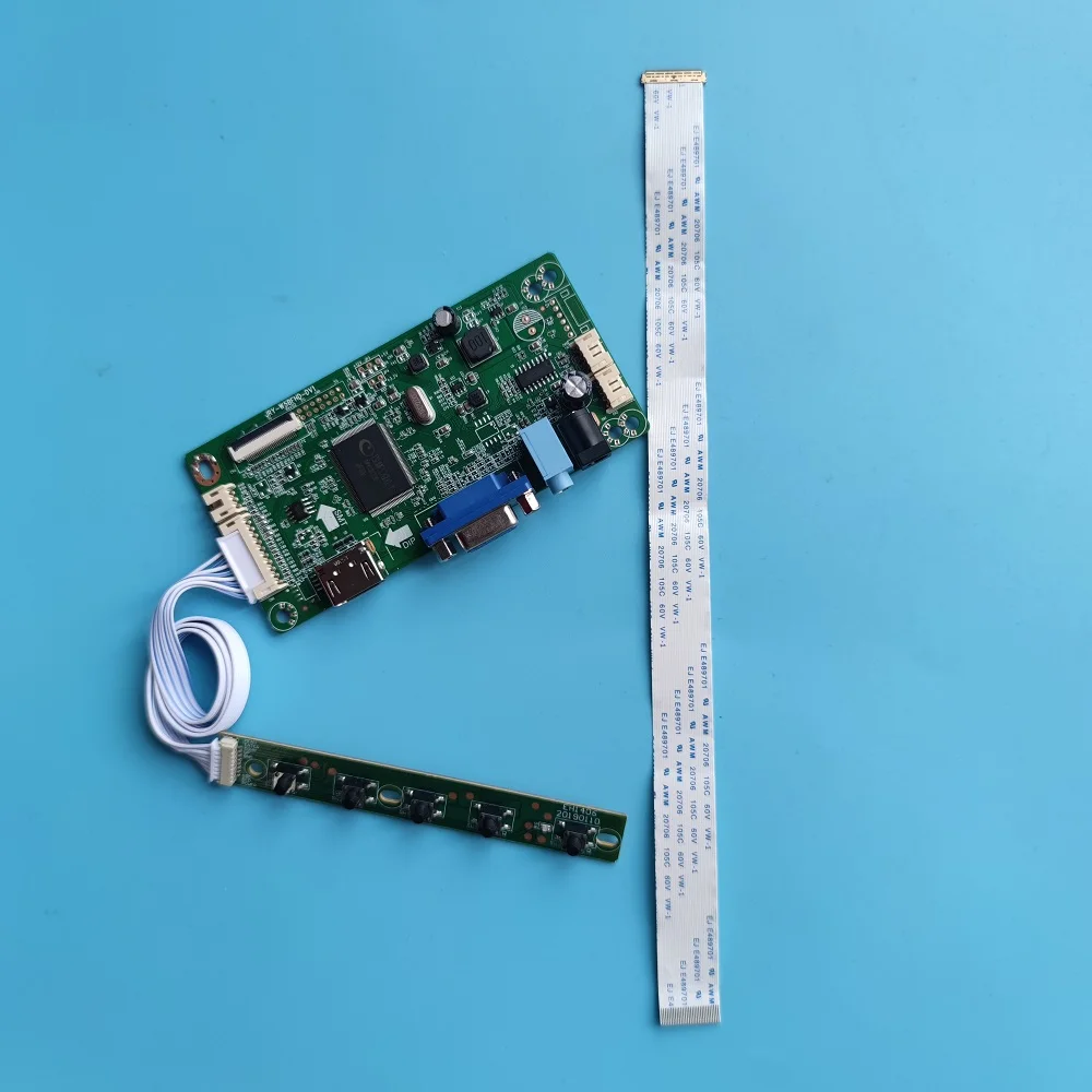 Плата контроллера для B140HAN03.0 1920X1080, комплект из 30 контактов, VGA монитор, ЖК-дисплей, драйвер EDP, экран дисплея, для самостоятельной сборки, 14 дюймов
Плата контроллера для B140HAN03.0 1920X1080, комплект из 30 контактов, VGA монитор, ЖК-дисплей, драйвер EDP, экран дисплея, для самостоятельной сборки, 14 дюймов