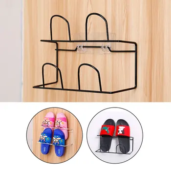 Practical Shoes Shelf Wall Mount Closet Storage Metal Creative Household Supplies Shoe Rack Slipper Holder Housekeeping
Practical Shoes Shelf Wall Mount Closet Storage Metal Creative Household Supplies Shoe Rack Slipper Holder Housekeeping