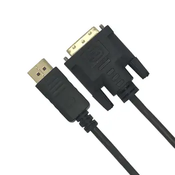 DP Display-port Displayport Cable to DVI 24+1 Cable lead 1.8M for HP Dell Lenovo Asus Laptop PC
DP Display-port Displayport Cable to DVI 24+1 Cable lead 1.8M for HP Dell Lenovo Asus Laptop PC