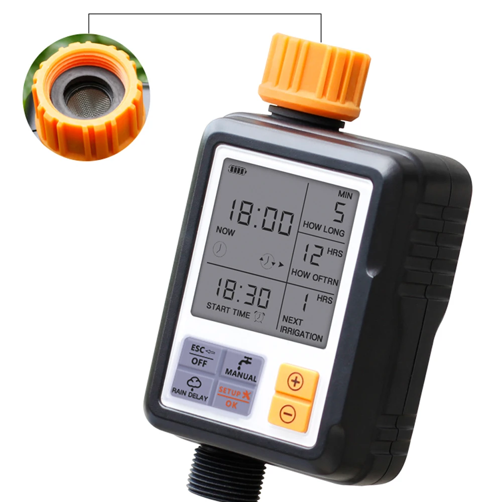 Mini Automatic Electronic Water Timer LCD Screen Sprinkler Controller Outdoor Garden Timer Watering Device Irrigation Tools
Mini Automatic Electronic Water Timer LCD Screen Sprinkler Controller Outdoor Garden Timer Watering Device Irrigation Tools
