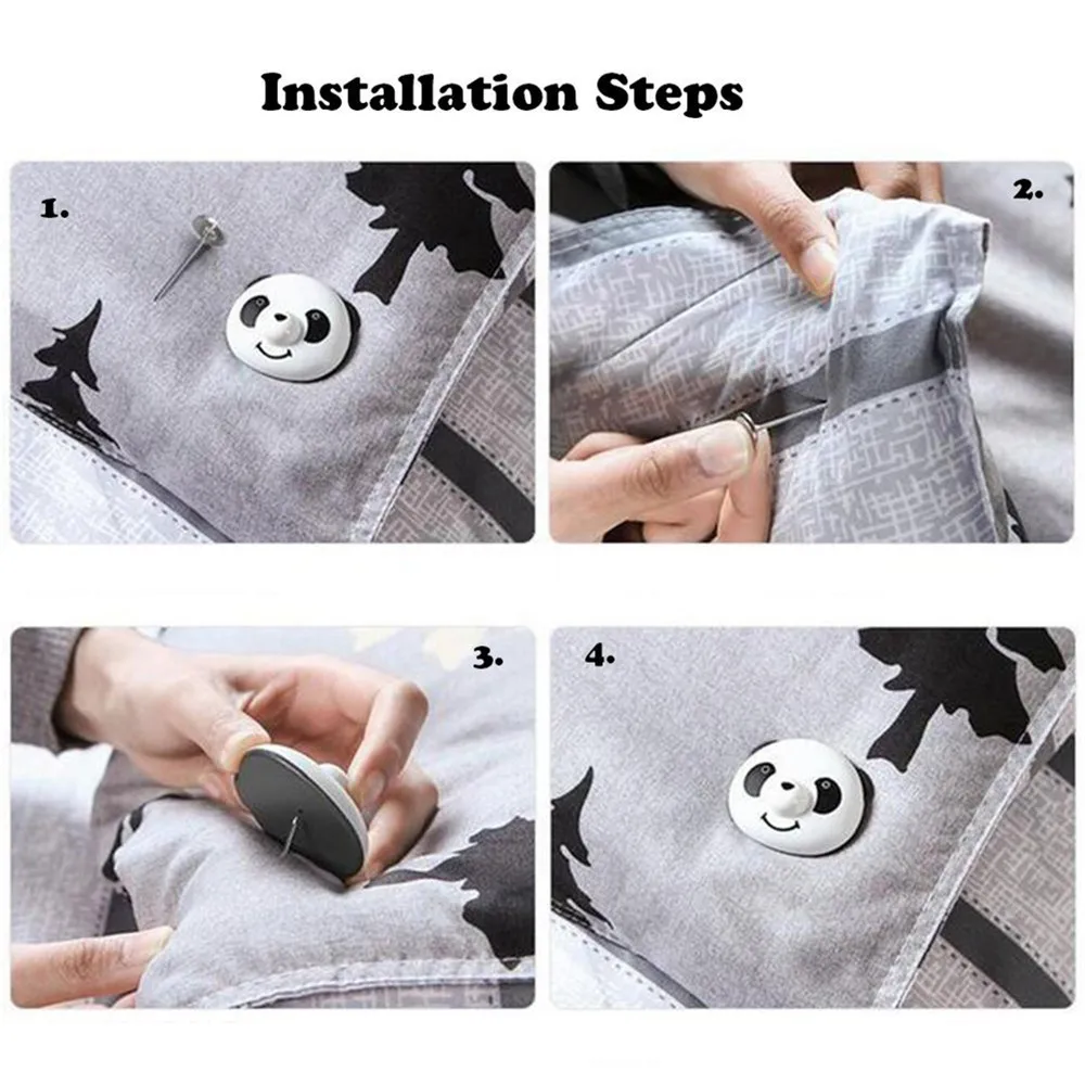 Home Hotel Cartoon Quilt Fixator Blanket Pins Fixed Button Magnetic Duvet Clips Beddings Fasteners Unclasp
Home Hotel Cartoon Quilt Fixator Blanket Pins Fixed Button Magnetic Duvet Clips Beddings Fasteners Unclasp