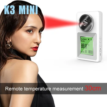 2020 Infrared Thermometer Forehead Body Non-contact Hanging K3mini Infrared Forehead Thermometer Thermometer
2020 Infrared Thermometer Forehead Body Non-contact Hanging K3mini Infrared Forehead Thermometer Thermometer