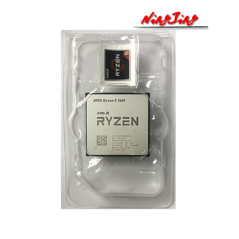 Процессор AMD Ryzen 5 3600 для ПК центральный процессор компьютера 6 ядер 12 нитей