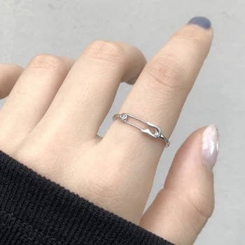 Creative Style Silver Color Pin Ring S925 AAA Zircon Paper Clip Shape Adjustable ring For Women Fashion jewelry Wholesale
Creative Style Silver Color Pin Ring S925 AAA Zircon Paper Clip Shape Adjustable ring For Women Fashion jewelry Wholesale