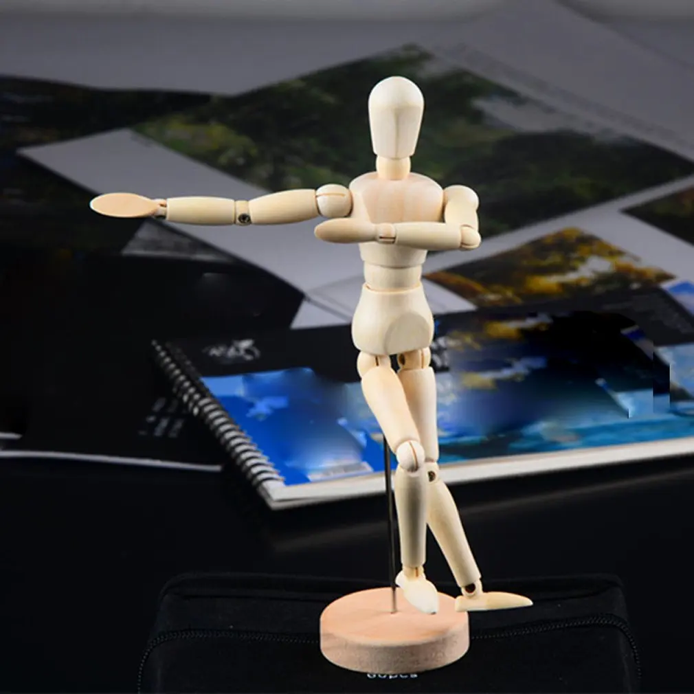 Wooden Man Joint Puppet Man Model Creative Ornaments Home Decoration Selected Sketch Art Puppet Ornaments
Wooden Man Joint Puppet Man Model Creative Ornaments Home Decoration Selected Sketch Art Puppet Ornaments