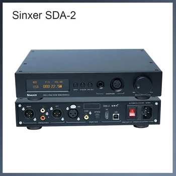 Singxer SDA-2 AK4497EQ DAC NOS Native decoding DSD512 PCM384Khz Decoder Headphone Amplifier
Singxer SDA-2 AK4497EQ DAC NOS Native decoding DSD512 PCM384Khz Decoder Headphone Amplifier