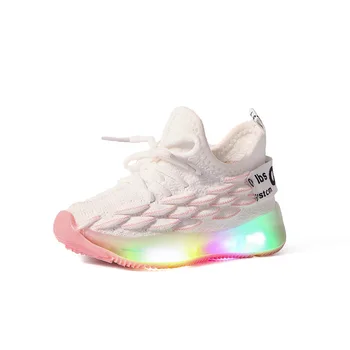 Children's LED Light Net Shoes Spring New Boys Luminous Shoes Wild Girls Knitted Candy Sneakers Baby Fashion Sports Shoes
Children's LED Light Net Shoes Spring New Boys Luminous Shoes Wild Girls Knitted Candy Sneakers Baby Fashion Sports Shoes