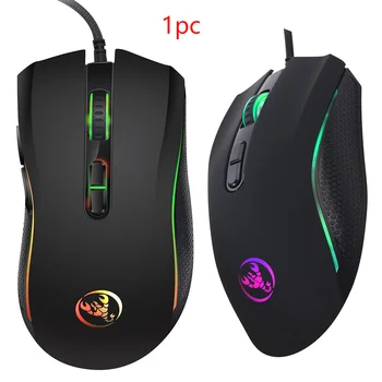 Wired Gaming Mouse Adjustable 1200/1600/2400/3200DPI Gamer`s Mice RGB Optical with 7 Buttons for Desktop Laptop Computer
Wired Gaming Mouse Adjustable 1200/1600/2400/3200DPI Gamer`s Mice RGB Optical with 7 Buttons for Desktop Laptop Computer