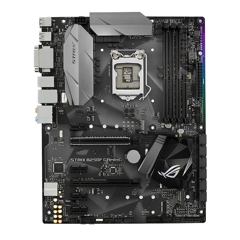 For ASUS ROG STRIX B250F GAMING Desktop motherboard Intel B250 chipset LGA 1151 ATX DDR4 64GB SATA3.0 USB3.0 100% fully Tested
For ASUS ROG STRIX B250F GAMING Desktop motherboard Intel B250 chipset LGA 1151 ATX DDR4 64GB SATA3.0 USB3.0 100% fully Tested