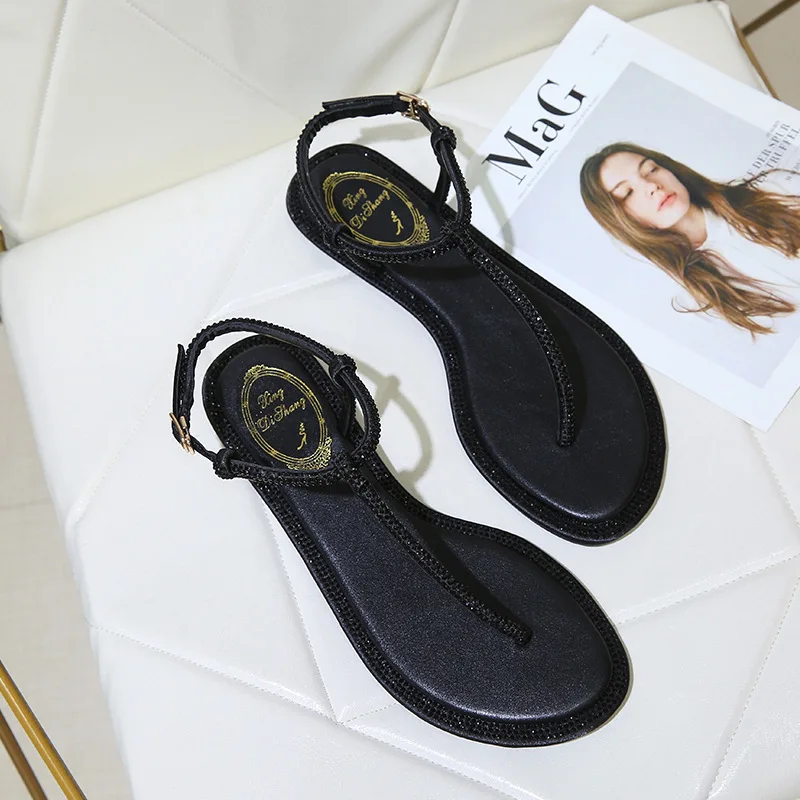 A- line with Sandals 2019 New Style Women's Summer RC Simple Flat Herringbone Sandals Flat Heel Man-made Diamond Flip-flop Sanda
A- line with Sandals 2019 New Style Women's Summer RC Simple Flat Herringbone Sandals Flat Heel Man-made Diamond Flip-flop Sanda