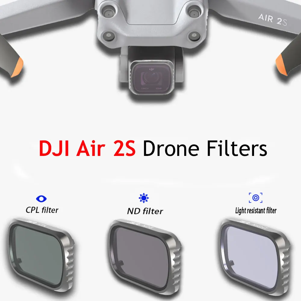 Camera Filters Kit for DJI Air 2S Drone Filter UV/CPL/NDPL 8/16/32/64 ND1000 Star Night Combo Lens Quadcopter Accessories | Электроника