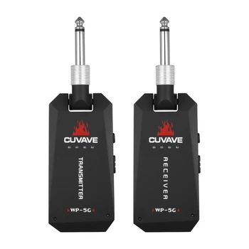 CUVAVE WP-5G Wireless 5.8GHz Guitar System Rechargeable Audio Transmitter and Receiver ISM Band for Electric Guitar Accessories
CUVAVE WP-5G Wireless 5.8GHz Guitar System Rechargeable Audio Transmitter and Receiver ISM Band for Electric Guitar Accessories