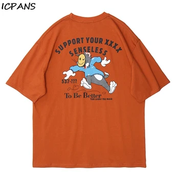 ICPANS Cartoon Cat Hair Short Sleeve Tee Shirts Streetwear Harajuku Casual Hip Hop Tshirts Men Top Male 2020 Summer
ICPANS Cartoon Cat Hair Short Sleeve Tee Shirts Streetwear Harajuku Casual Hip Hop Tshirts Men Top Male 2020 Summer