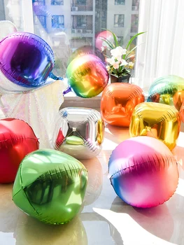 10pcs/lot 22 Inch 4D Stereoscopic Round Gradation Gradient Color Foil Helium Balloons Wedding Birthday Party Decoration Supplies
10pcs/lot 22 Inch 4D Stereoscopic Round Gradation Gradient Color Foil Helium Balloons Wedding Birthday Party Decoration Supplies