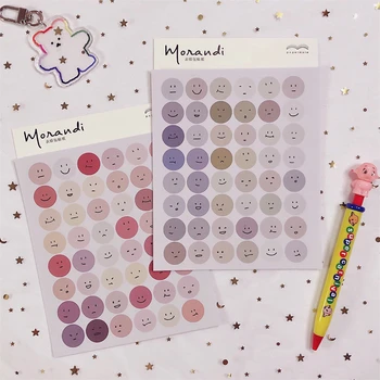 MINKYS Kawaii 2PCS Morandi Expression Scrapbooking Sticker For Journals Crafts DIY Diary Album Sticky Envelope Sealing Stickers
MINKYS Kawaii 2PCS Morandi Expression Scrapbooking Sticker For Journals Crafts DIY Diary Album Sticky Envelope Sealing Stickers