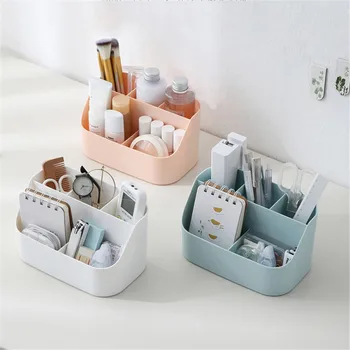 Plastic Desktop Cosmetic Box Multifunctional Desk Storage Box Multifunctional cosmetics and jewelry storage box to save space
Plastic Desktop Cosmetic Box Multifunctional Desk Storage Box Multifunctional cosmetics and jewelry storage box to save space
