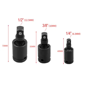 Wrench Air Impact Socket Converter Black Connector Tool Equipment 3pcs Swivel Home Garden Supplies
Wrench Air Impact Socket Converter Black Connector Tool Equipment 3pcs Swivel Home Garden Supplies