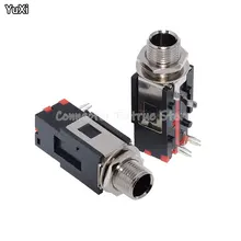 YUXI 1PCS 6.35mm Stereo Audio Microphone Female Jack/Socket Connector 3P/3Pin PCB Panel
YUXI 1PCS 6.35mm Stereo Audio Microphone Female Jack/Socket Connector 3P/3Pin PCB Panel