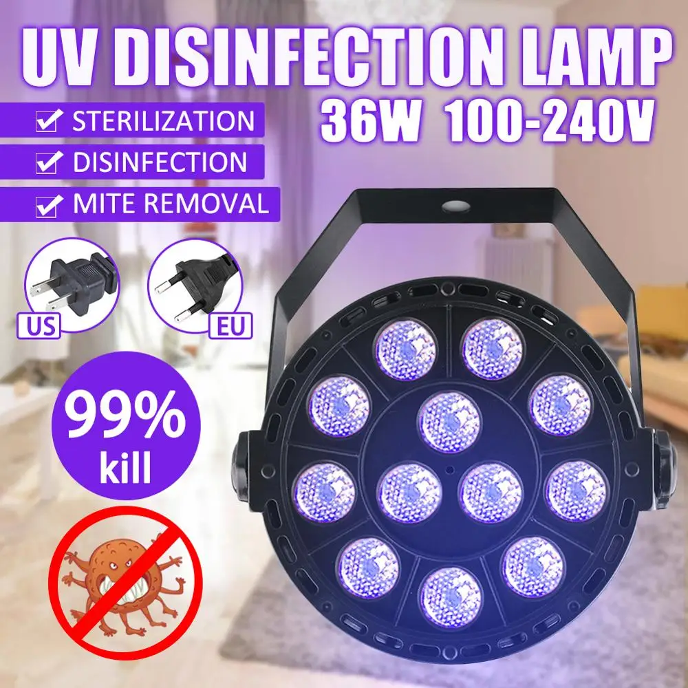 36W Disinfection UV Lamp Home Living Room LED Ultraviolet Germicidal Disinfect Virus Lights Mite Purifying Sterilizer
36W Disinfection UV Lamp Home Living Room LED Ultraviolet Germicidal Disinfect Virus Lights Mite Purifying Sterilizer