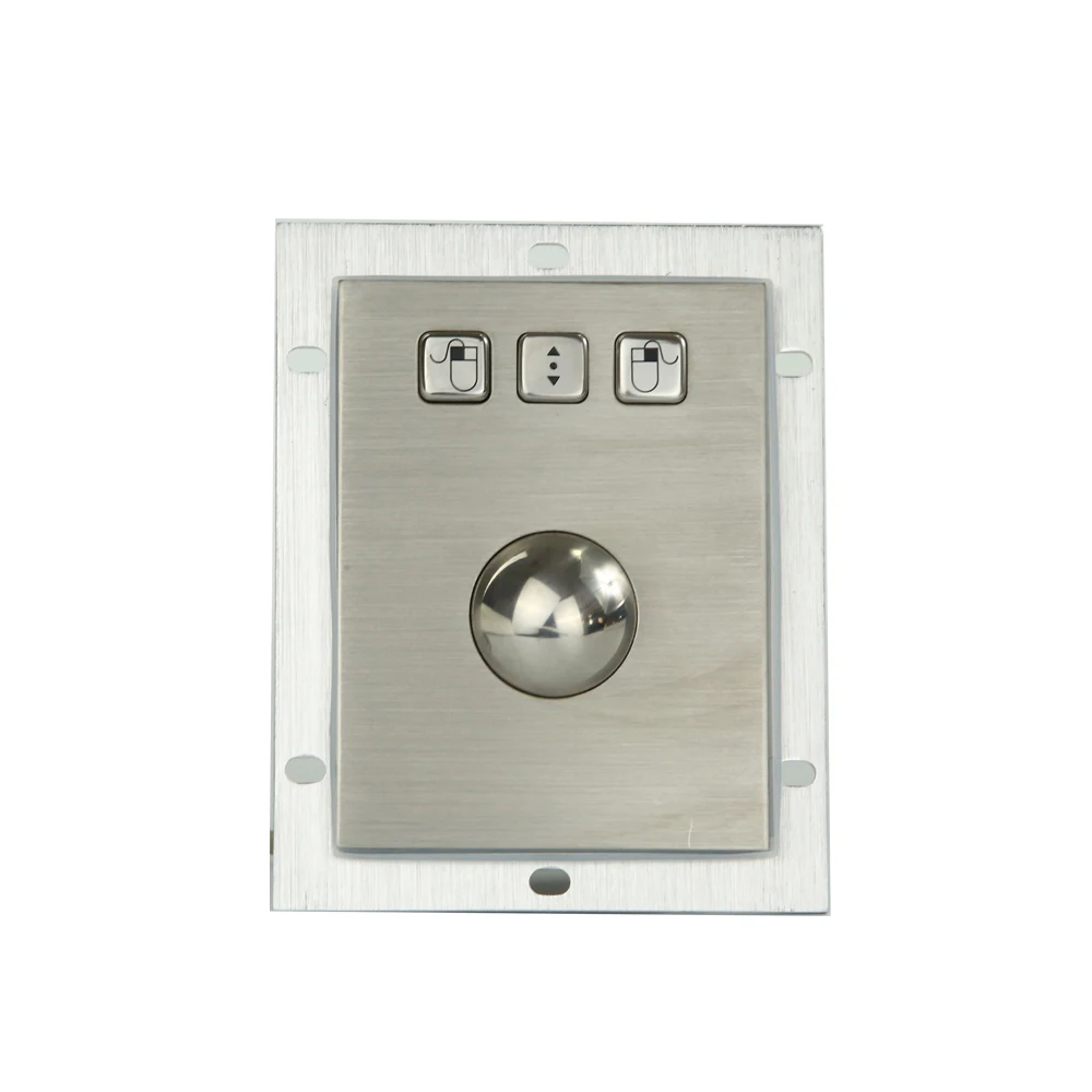 Metal Trackball with High-quality Stainless Steel Material Panel mount 38mm industrial mouse buttons Explosion-proof track ball
Metal Trackball with High-quality Stainless Steel Material Panel mount 38mm industrial mouse buttons Explosion-proof track ball