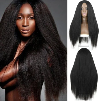 AZqueen Synthetic Wigs Yaki Straight Hair Wig For Women Yaki Straight 30inch Long Afro Hair Wig Heat Resistant Fiber African Wig
AZqueen Synthetic Wigs Yaki Straight Hair Wig For Women Yaki Straight 30inch Long Afro Hair Wig Heat Resistant Fiber African Wig