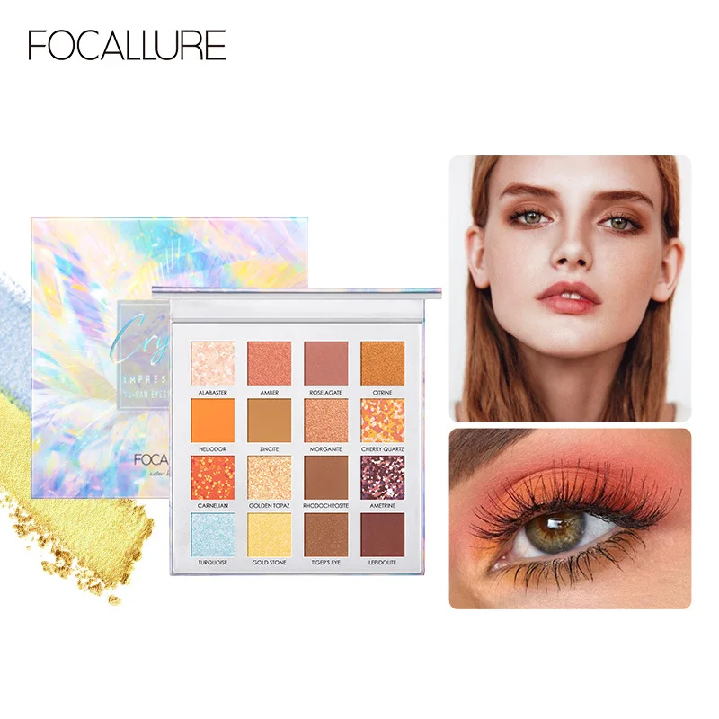 FOCALLURE crystal eyeshadow palette 16 colors silky matte gradation smudge popping candy eyeshadow palette
FOCALLURE crystal eyeshadow palette 16 colors silky matte gradation smudge popping candy eyeshadow palette