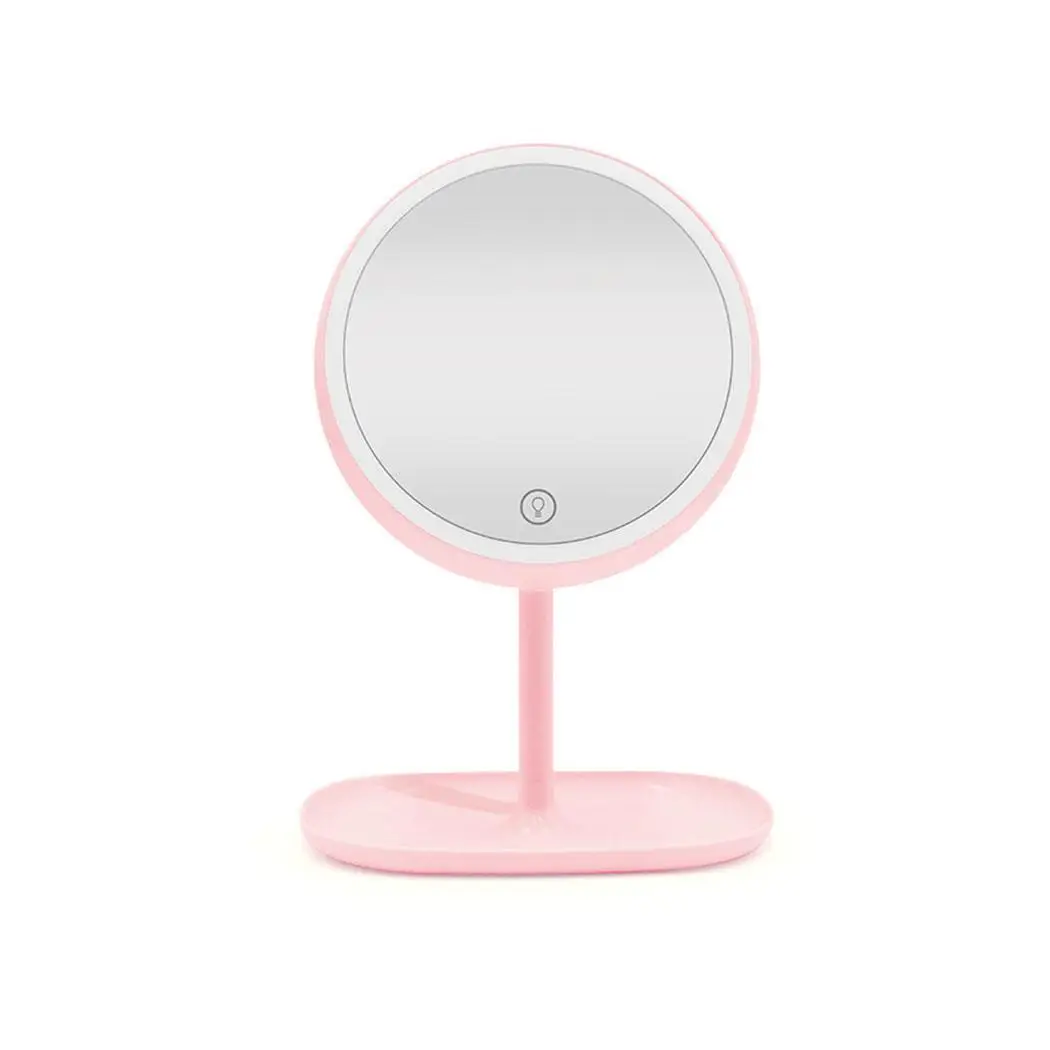 Three-gears Adjustment LED Make Up Mirror with Light Portable Touch Charging 0.65KG Apricot, Pink
Three-gears Adjustment LED Make Up Mirror with Light Portable Touch Charging 0.65KG Apricot, Pink