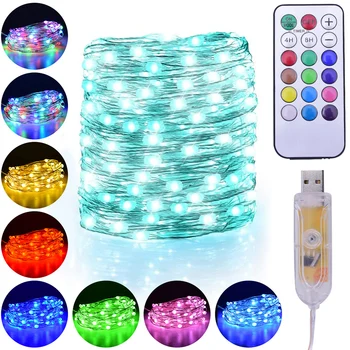 Fairy Lights Battery Operated 100LED String Lights Remote Control Timer Twinkle String Light Firefly Lights Party Decoration D30
Fairy Lights Battery Operated 100LED String Lights Remote Control Timer Twinkle String Light Firefly Lights Party Decoration D30