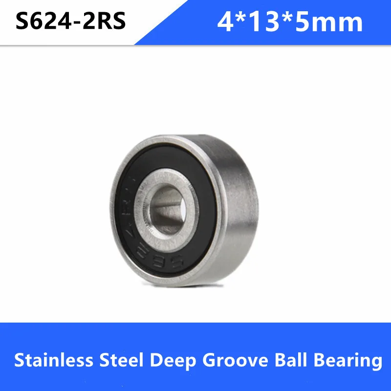 50/100pcs ABEC-5 S624 S624RS S624-2RS 4*13*5mm Stainless Steel ball bearing Miniature Deep Groove Ball bearing 624 4x13x5mm
50/100pcs ABEC-5 S624 S624RS S624-2RS 4*13*5mm Stainless Steel ball bearing Miniature Deep Groove Ball bearing 624 4x13x5mm