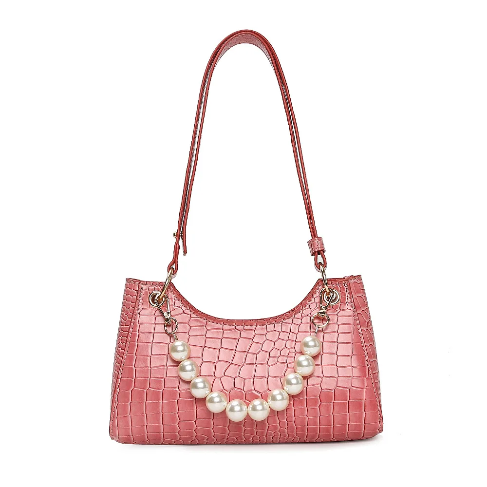 Female bag 2020 summer new fashion crocodile pattern pearl decoration all-match single-shoulder messenger bag
Female bag 2020 summer new fashion crocodile pattern pearl decoration all-match single-shoulder messenger bag