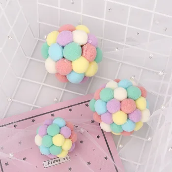 Cat Toy Bell Pompom Toy Color Matching Elastic Plush Cat Toy Fleece Durability Chew Molar Toy Fit for All Pets Dog Toys
Cat Toy Bell Pompom Toy Color Matching Elastic Plush Cat Toy Fleece Durability Chew Molar Toy Fit for All Pets Dog Toys
