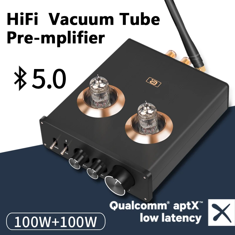 AYINO HF220 HiFi Digital Vacuum Tube Pre-amplifier Bluetooth 5.0 receiver aptx ll TPA3116 200W DAC Decoder Stereo Power Amp DIY
AYINO HF220 HiFi Digital Vacuum Tube Pre-amplifier Bluetooth 5.0 receiver aptx ll TPA3116 200W DAC Decoder Stereo Power Amp DIY