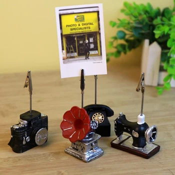 1 Pcs Retro Vintage Telephone Camera Sewing Machine Desk Notes Folder Message Photo Paper Clips Stand Card Holder Stationery
1 Pcs Retro Vintage Telephone Camera Sewing Machine Desk Notes Folder Message Photo Paper Clips Stand Card Holder Stationery