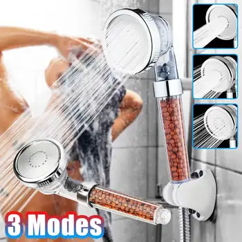 NEW Bathroom 3-Function SPA shower head with Filter high Pressure Anion Filter Bath Head Water Saving Shower
NEW Bathroom 3-Function SPA shower head with Filter high Pressure Anion Filter Bath Head Water Saving Shower