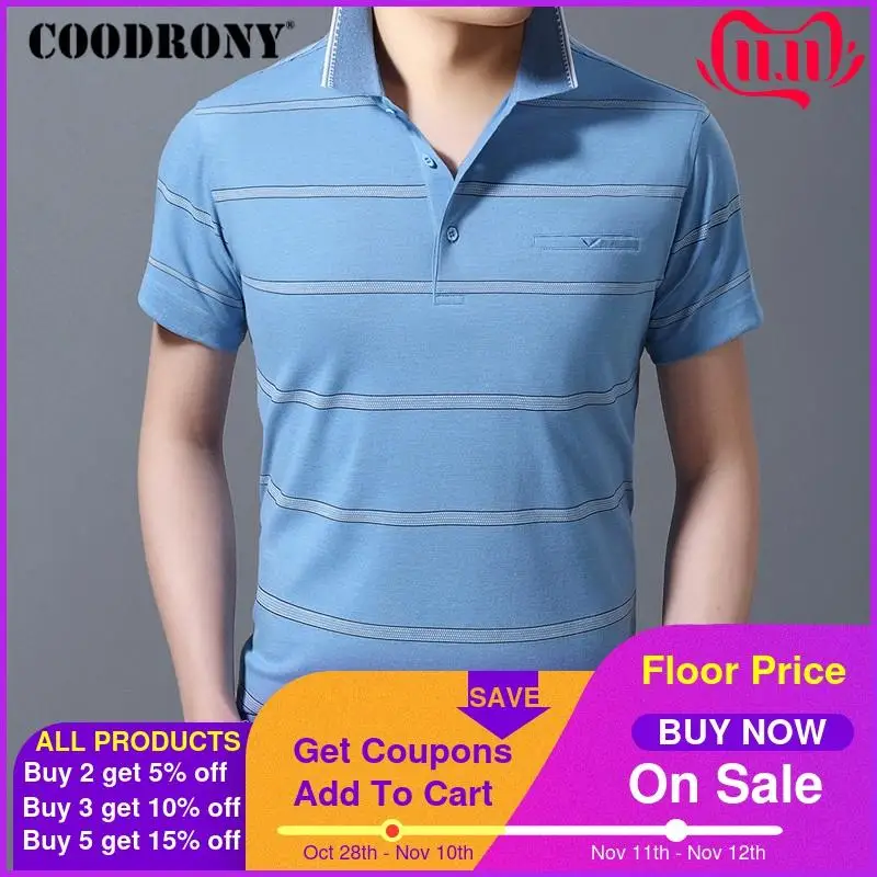 COODRONY Brand Business Casual T-Shirt Men Cotton T Shirt Men With Real Pocket Spring Summer Short Sleeve Tee Shirt Homme C5064S
COODRONY Brand Business Casual T-Shirt Men Cotton T Shirt Men With Real Pocket Spring Summer Short Sleeve Tee Shirt Homme C5064S