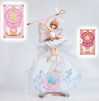 37CM Anime Cardcaptor Sakura Clow Card cosplay prop Doll Model KINOMOTO SAKURA Card captor Sakura Cards Gift
37CM Anime Cardcaptor Sakura Clow Card cosplay prop Doll Model KINOMOTO SAKURA Card captor Sakura Cards Gift