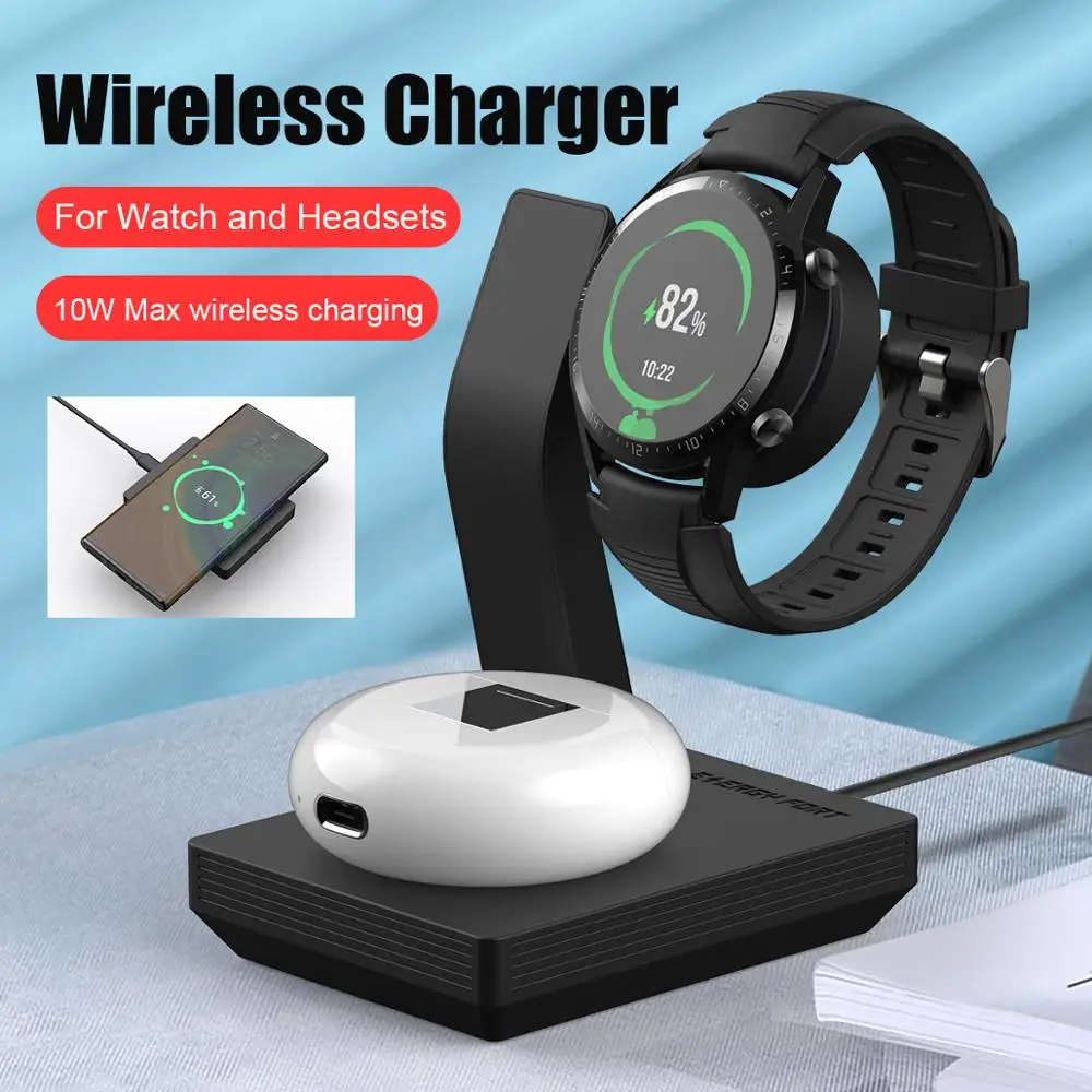 3in1 Fast Wireless Charger Phone Stand Removable 10W For Huawei Series Magnatic Charging Dock for GT2 Magic 2 Watch Headset
3in1 Fast Wireless Charger Phone Stand Removable 10W For Huawei Series Magnatic Charging Dock for GT2 Magic 2 Watch Headset