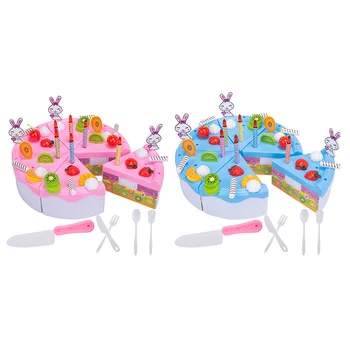 46PCS Pretend Play Birthday Cake Cutting Fruit Toy DIY Kitchen Food Gift for Children Kids
46PCS Pretend Play Birthday Cake Cutting Fruit Toy DIY Kitchen Food Gift for Children Kids