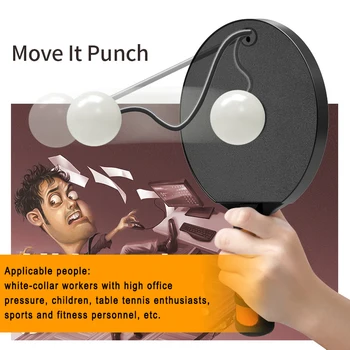 Anti-anxiety Toy Automatic Rebound Ping-Pong Racket Toy for Release Pressure Relieve Emotions Wrist Exercirse SAL99 
Anti-anxiety Toy Automatic Rebound Ping-Pong Racket Toy for Release Pressure Relieve Emotions Wrist Exercirse SAL99